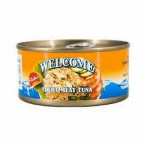 Welcome Light Meat Tuna in Vegetable Oil Flakes - 170g