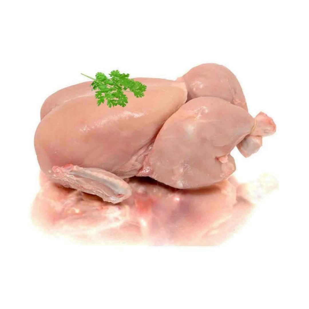 Whole Chicken Broiler with Without Skin - 1kg