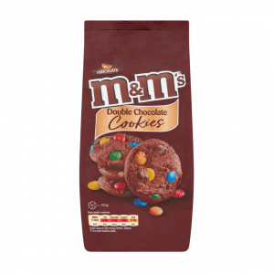 M&M's Double Chocolate Cookies - 22.5g per Cookie