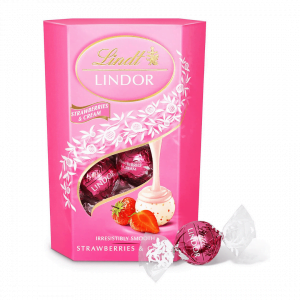 Lindt Lindor Strawberries And Cream - 220g