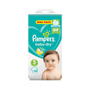 Pampers 5 Giga Pack - 108pcs