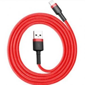 Baseus Cafule Cable USB For lightning 2.4A 1M Red+Red