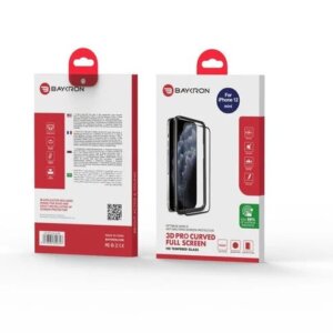 Baykron OT-IP12-5.4-3D Antibacterial Tempered Glass 3D NEW Iphone 12 Mini