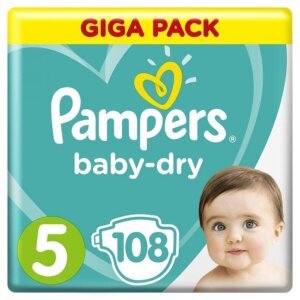 Pampers Baby-Dry Giga Pack 108p