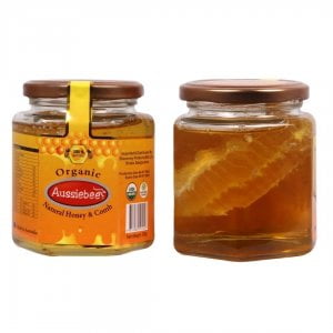 Aussie Bee Organic Honey & Comb 500gm