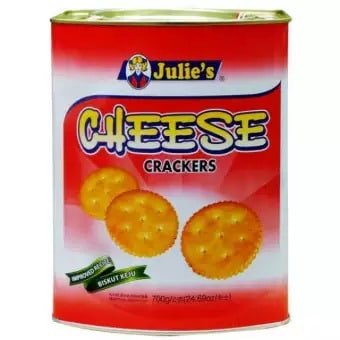 Julies Cheese Crackers Tin - 700 gm