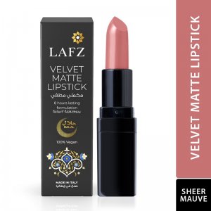 LAFZ Halal Velvet Matte Lipstick Sheer Mauve