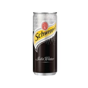 Schweppes Soda Water Can