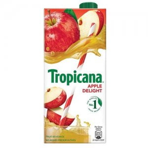 Tropicana Delight Fruit Juice - Apple, 1 LTR