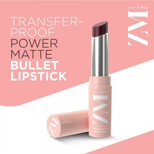 Zayn & Myza Transfer Proof Power Matte Lipstick Mysterious Plum