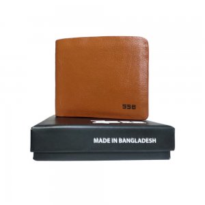 Light Brown Executive Leather Slim Wallet SB-W50