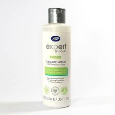 Boots Expert Sensitive Cleansing Lotion + Soothing Aloe Vera 200 Ml