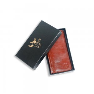 Leather Long Leather Wallet Brown SB-W01