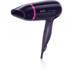 PHILIPS Compact Essential Care 1600 Watts BHD 002 Hair Dryer (1600 W, Black)