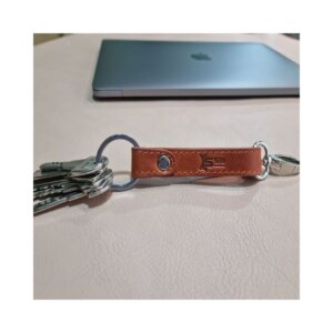 Tan Color Leather Key Ring for Bike Riders SB-KR03