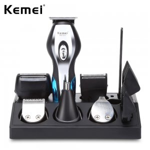 Kemei KM-5031 11 In 1 Hair Clipper Shaver Nose / Ear Trimmer Grooming Kit