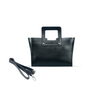 Black Square Leather Handbag SB-HB509