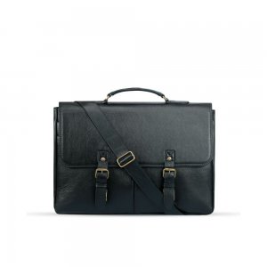 Black Milling Leather Executive Bag SB-LB409