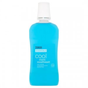 Tesco Essentials Cool Mint Mouth Wash 500 Ml