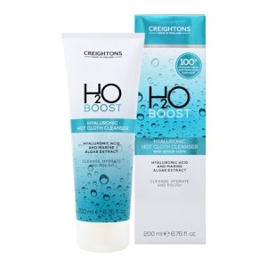 Creightons H2o Boost Hyaluronic Hot Cloth Cleanser With Muslin Cloth 200 Ml