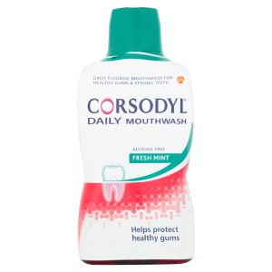 Corsodyl Daily Fresh Mint Mouthwash 500 Ml