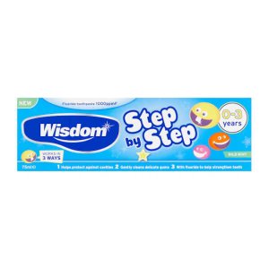 Wisdom Step By Step 0-3 Years Mild Mint Toothpaste 75 Ml