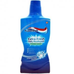 Aquafresh Extra Fresh Daily Mouthwash Fresh Mint 500 Ml
