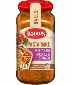 Leggo’s Pasta Bake with Tomato, Ricotta & Spinach
